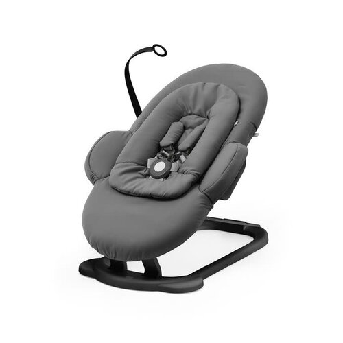 stokke Steps Bouncer herringbone grey/back onderstel