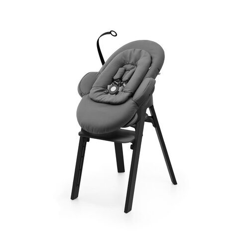 stokke Steps Bouncer herringbone grey/back onderstel