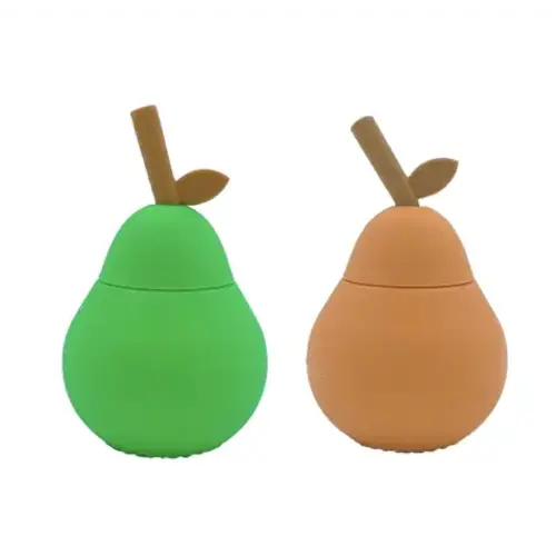 oyoy living design Pear cup - pack of 2 Apricot/Bright Green