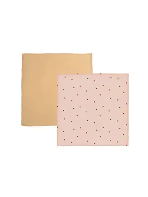 oyoy living design Yummy Muslin - Pack of 2 rose/fudge