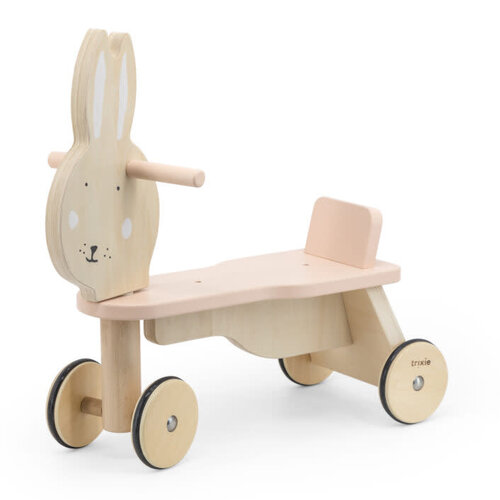 trixie baby Houten fiets 4 wielen - Mrs. Rabbit