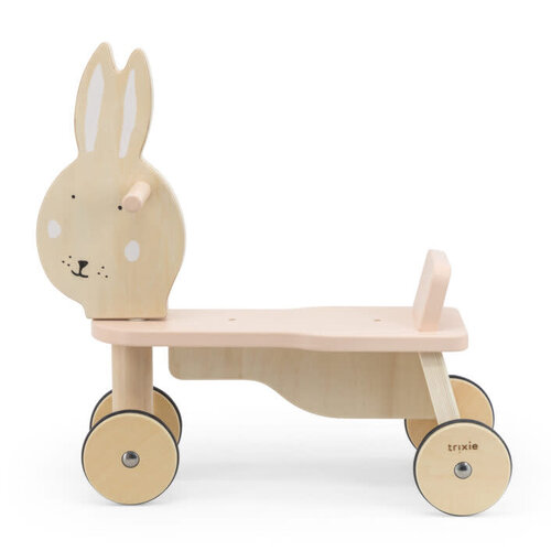 trixie baby Houten fiets 4 wielen - Mrs. Rabbit