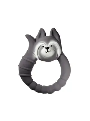 natruba Teether Raccoon - Grey