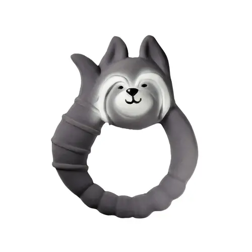 natruba Teether Raccoon - Grey