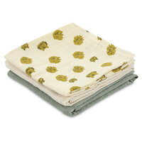 Tetra doeken 3-pack mix 55x55cm - Lucky Leopard