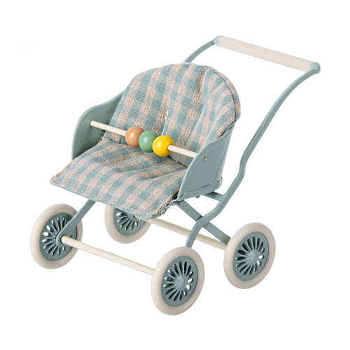 maileg Stroller, for baby mice, mint