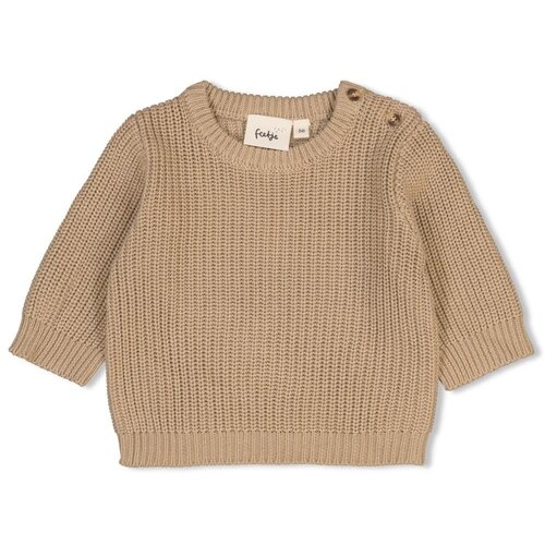 feetje Sweater gebreid Taupe - The Magic is in You feetje Sweater gebreid Taupe - The Magic is in You