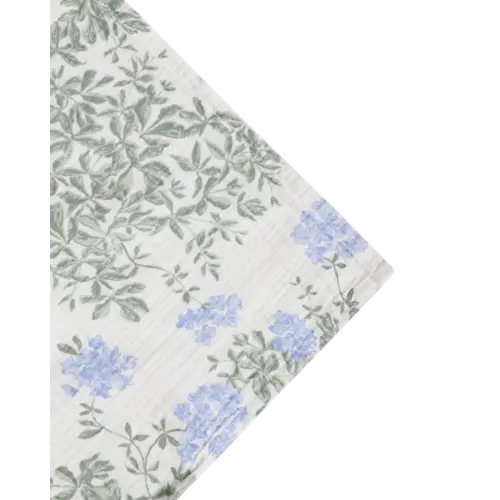 garbo & friends Muslin Swaddle Blanket plumbago