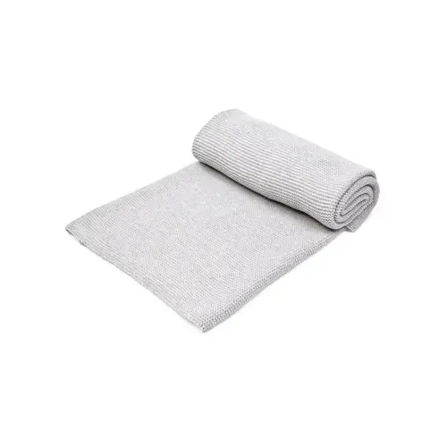 Wiegdeken light grey melange Wiegdeken light grey melange