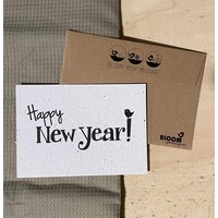 card flowers - happy new year