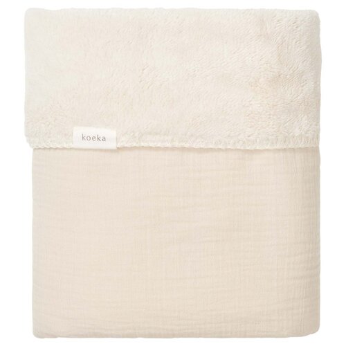 koeka Ledikantdeken Teddy Faro warm white koeka Ledikantdeken Teddy Faro warm white