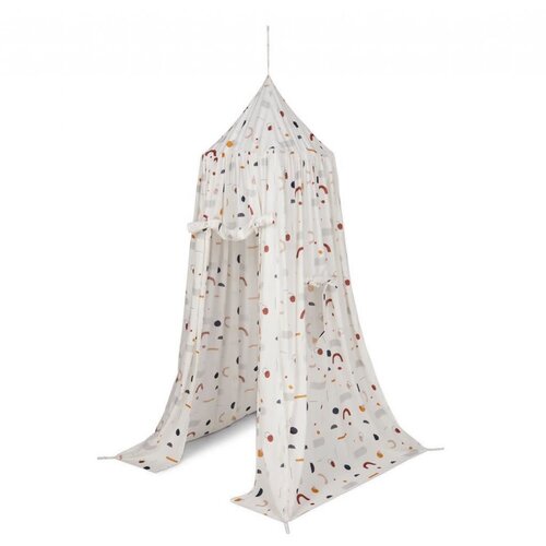 liewood Luke canopy tent print abstract off white