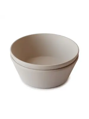 mushie bowl round - Vanilla (2PCS.)