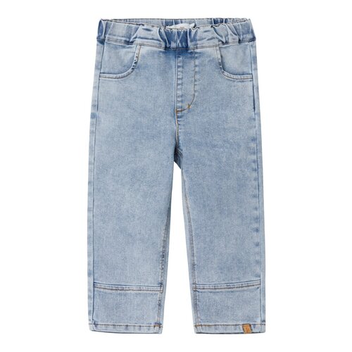 lil' atelier nmmben tapered jeans light blue denim