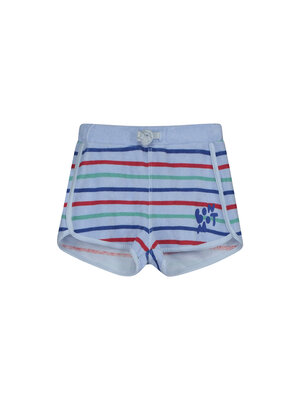 bonmot Short terry multicolor stripe Light blue