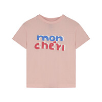 T-shirt mon cheri Tan rose