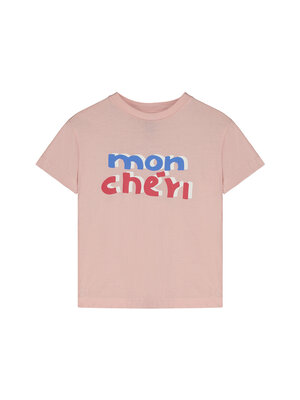 bonmot T-shirt mon cheri Tan rose