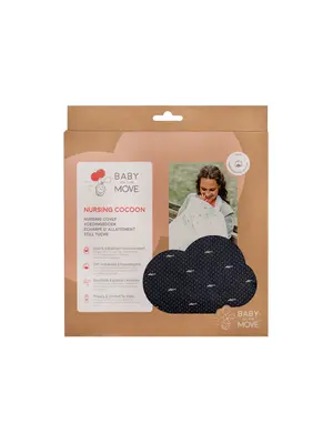 baby on the move Nursing cocoon deep blue