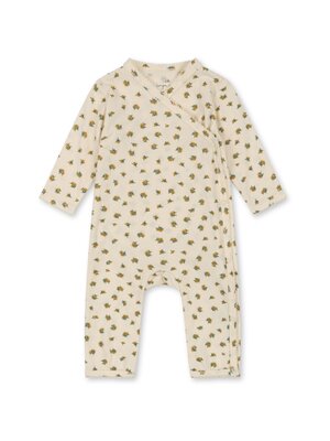 konges slojd basic newborn onesie gots peonia limone