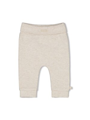 feetje Broek rib - Little Duck - offwhite melange