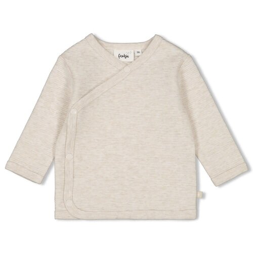 feetje Overslagshirt - Little Duck - offwhite melange