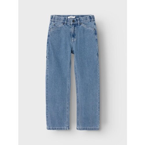 name it NKMRYAN straight jeans medium blue denim