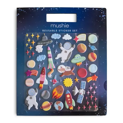 mushie Reusable Sticker Set (Space)