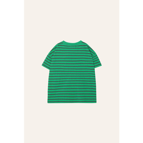 the campamento green striped kids tshirt