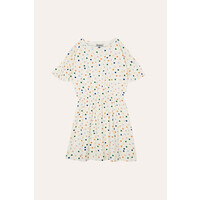 dots allover kids dress