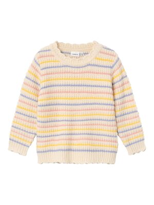 name it nmfbarille ls knit buttercream