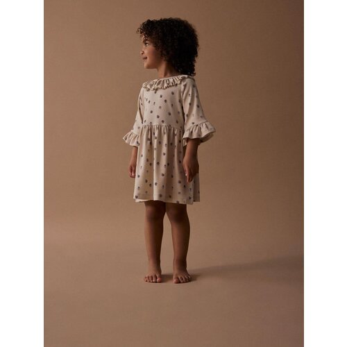 lil' atelier nmfgaya loose dress 3/4 flower