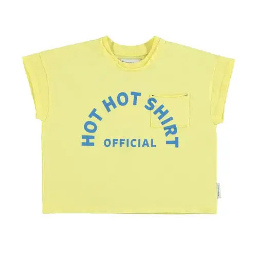 piu piu chick t'shirt | yellow w/ ice cream print