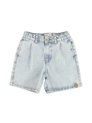 piu piu chick boy shorts | washed blue denim