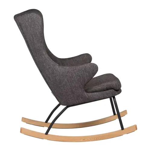 quax Rocking Chair De Luxe - Adult - Zwart
