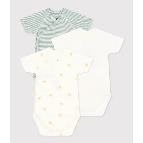 petit bateau set van 3 overslagbody sea turtle print