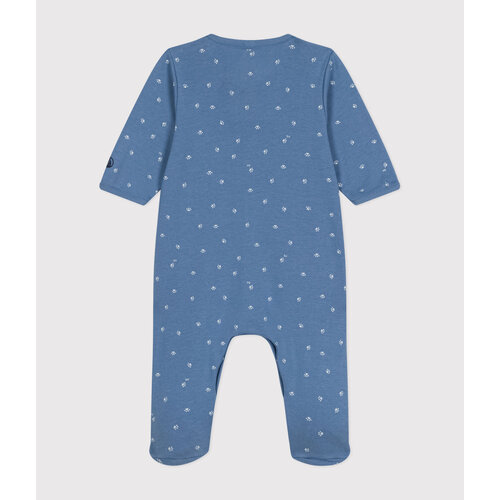 petit bateau Katoenen babypyjama paw print beach