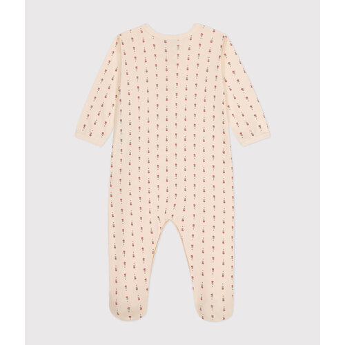 petit bateau Katoenen babypyjama met bloemenprint