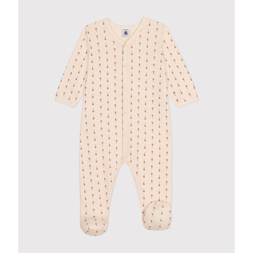 petit bateau Katoenen babypyjama met bloemenprint