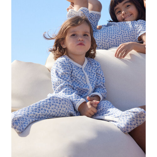 petit bateau Katoenen babypyjama met bloemenprint incognito