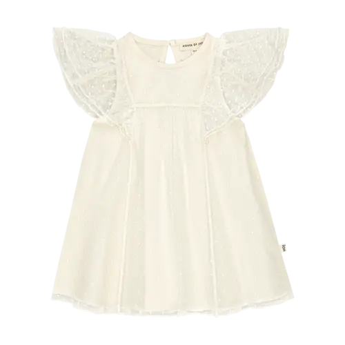 house of jamie Butterfly dress cream