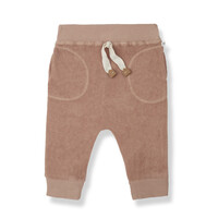 Tommaso terry jersey pants apricot