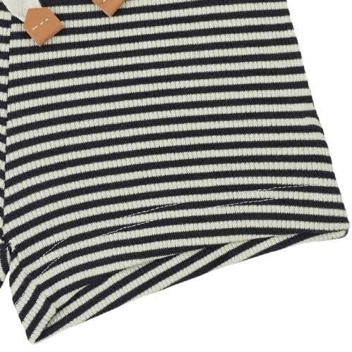 one more in the family Stela striped rib jersey bermuda anthracite