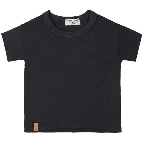 one more in the family Aldos slub cotton jersey s.sleeve t-shirt anthracite