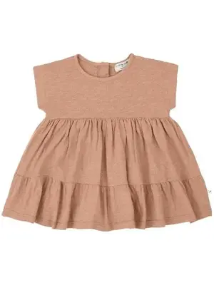 one more in the family Antonella slub cotton jersey dress apricot