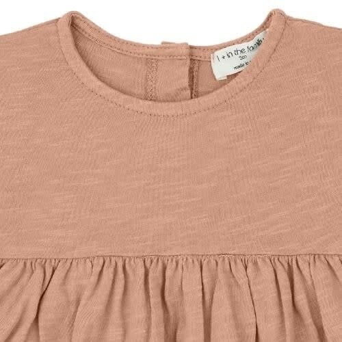 one more in the family Antonella slub cotton jersey dress apricot