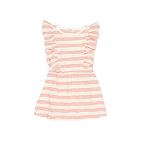 Stripes dress rose clay