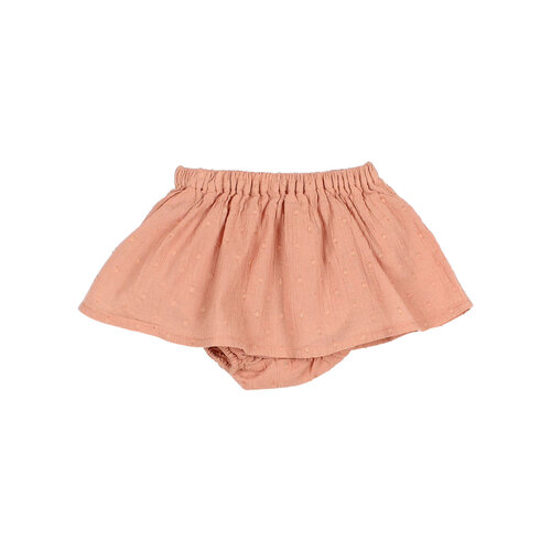 buho BB lurex plumeti skirt- culotte rose clay