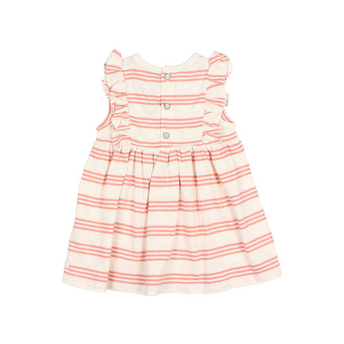 buho BB stripes dress rose clay