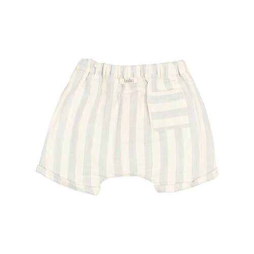 buho BB stripes shorts sky grey