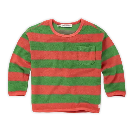 sproet & sprout sweatshirt stripes